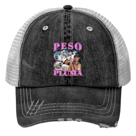 Discover Peso Pluma Music Print Trucker Hats, Peso Pluma Merch