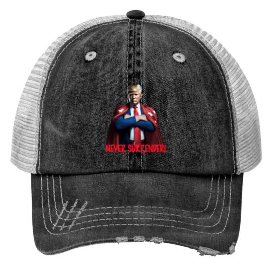 Discover Trump Print Trucker Hats