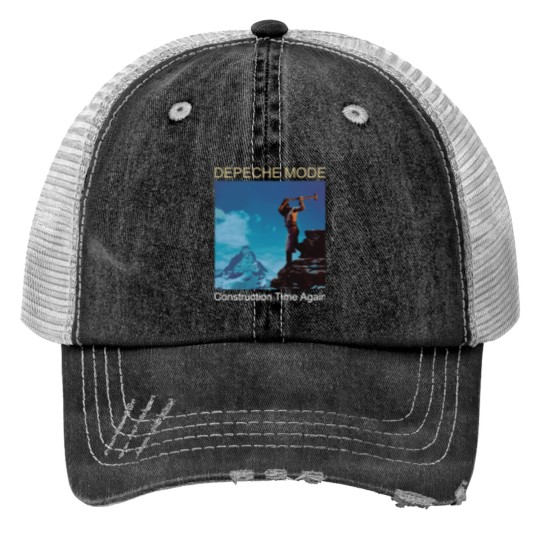 Discover Depeche Mode Construction Time Again Print Trucker Hats