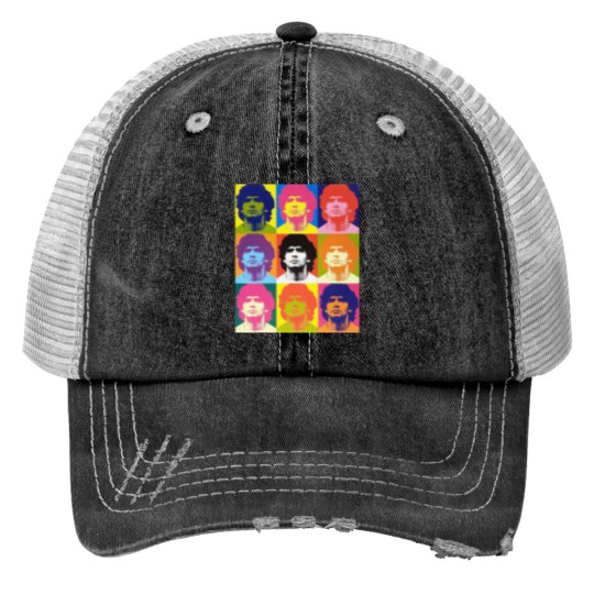 Discover Warhol Maradona - Maradona - Print Trucker Hats