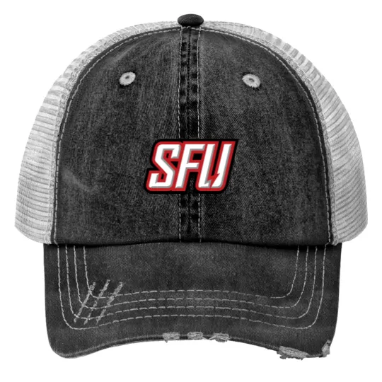 Discover The Saint Francis University (SFU) Red-Flash Print Trucker Hats