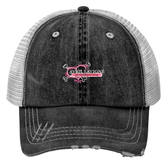 Discover Vintage Avril Lavigne The Best Damn Thing Print Trucker Hats