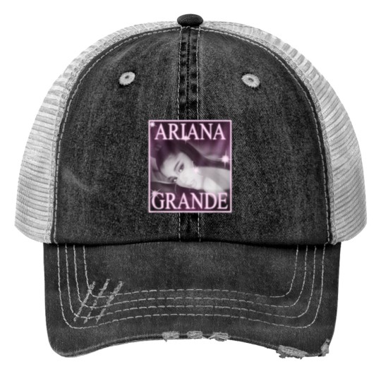 Discover Ariana Thank U, Next Homage Print Trucker Hats, Ariana Unisex Print Trucker Hats
