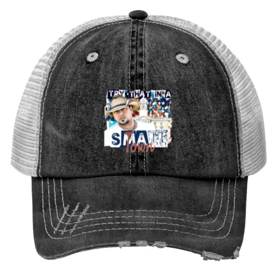 Discover Jason Aldean, Small Town, Try that in a Small Town, Jason Aldean Band, Patriotic Print Trucker Hats, Patriotic Print Trucker Hats