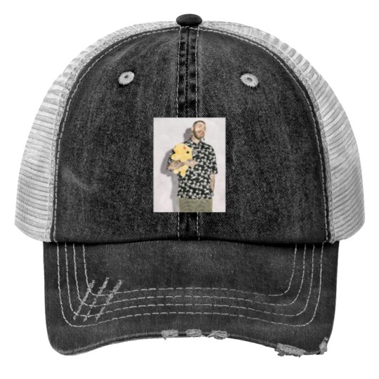 Discover Post Malone Print Trucker Hat