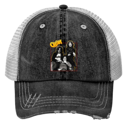 Discover ClaptonThe Cream Essential Print Trucker Hats