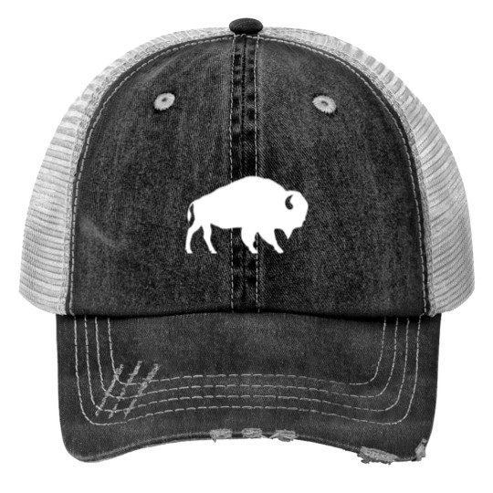 Discover Buffalo Print Trucker Hat