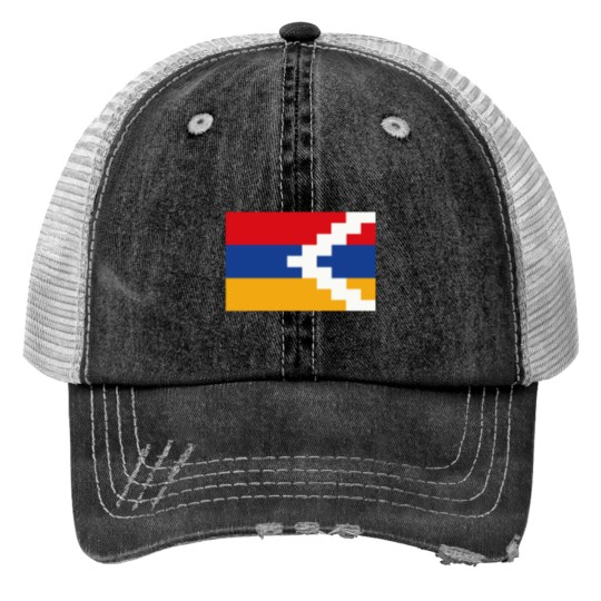 Discover flag artsakh Print Trucker Hats