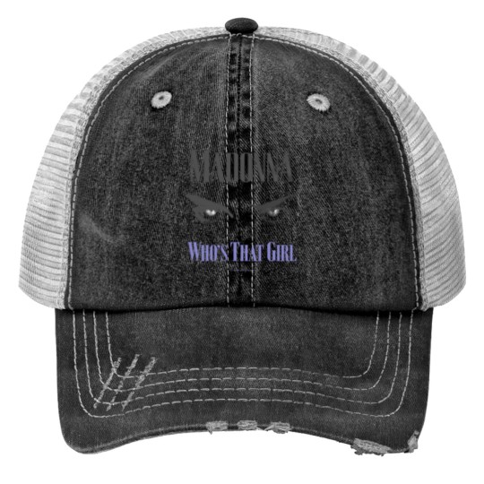 Discover 1987 Vintage Madonna Who's That Girl Tour Print Trucker Hats