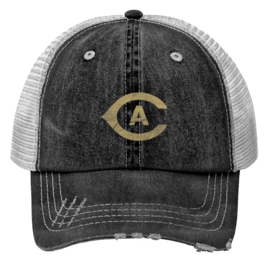 Discover uc davis aggies distressed primary logo t Print Trucker Hats