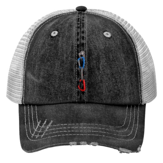Discover Rock Climbing Sport Climbing Crab Print Trucker Hats
