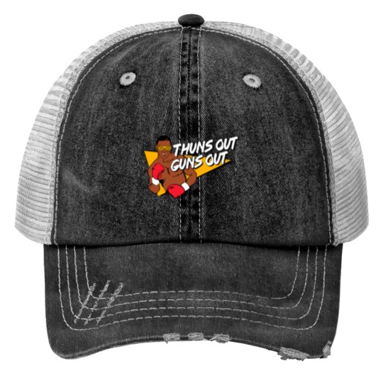 Discover Mike Tyson Thuns Out s Out Print Trucker Hats
