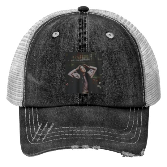 Discover Poor Things Print Trucker Hats, Poor Things Movie Print Trucker Hats