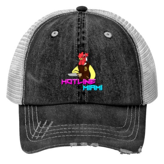 Discover Jacket - Hotline Miami - Hotline Miami - Print Trucker Hats