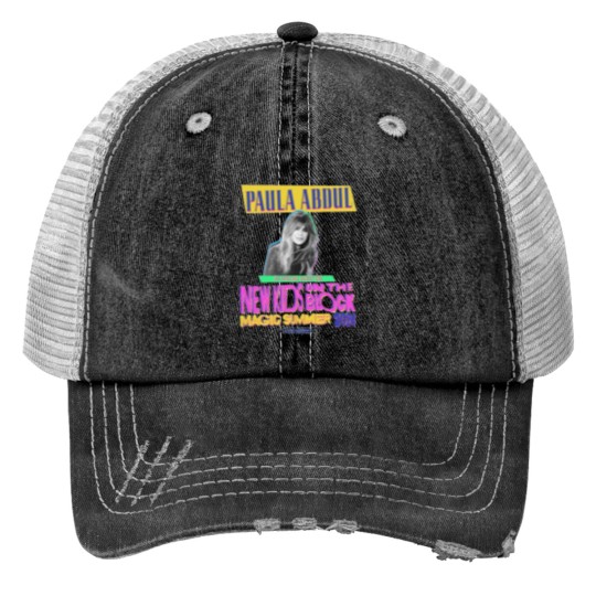 Discover Paula Abdul NK on The Block THE MAGIC SUMMER 2024 Tour Print Trucker Hats