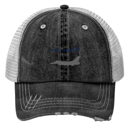 Discover Lockheed Martin F-16 Fighting Falcon Logo Unisex Print Trucker Hats