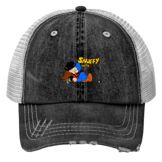 Discover Snuffy Smith Print Trucker Hats