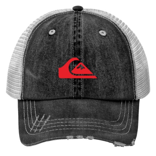 Discover Quiksilver Logo Quiksilver Logo Print Trucker Hats