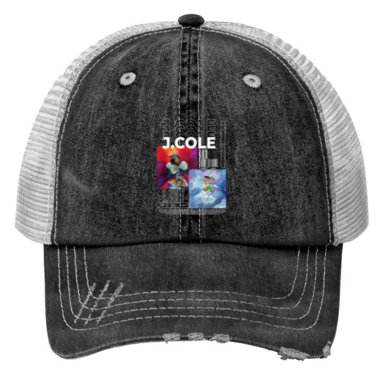 Discover J Cole 2018 Kod Merch Album Print Trucker Hats, J Cole