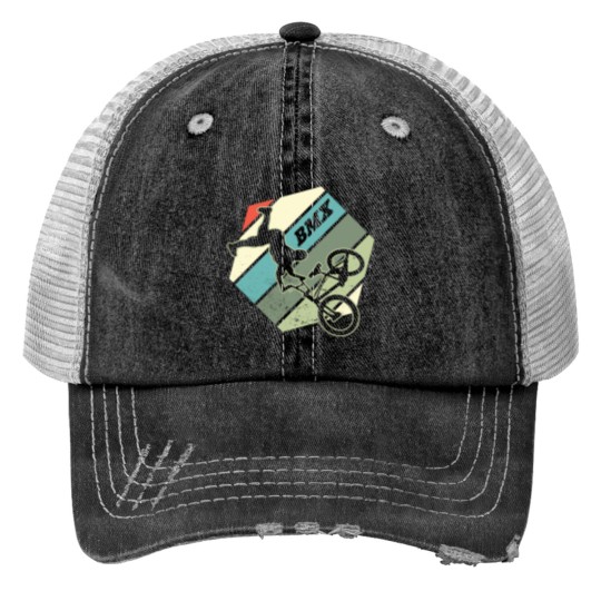 Discover Vintage BMX Print Trucker Hats