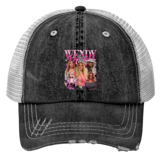 Discover Limited WENDY WILLIAMS Print Trucker Hats, Wendy Williams Print Trucker Hats