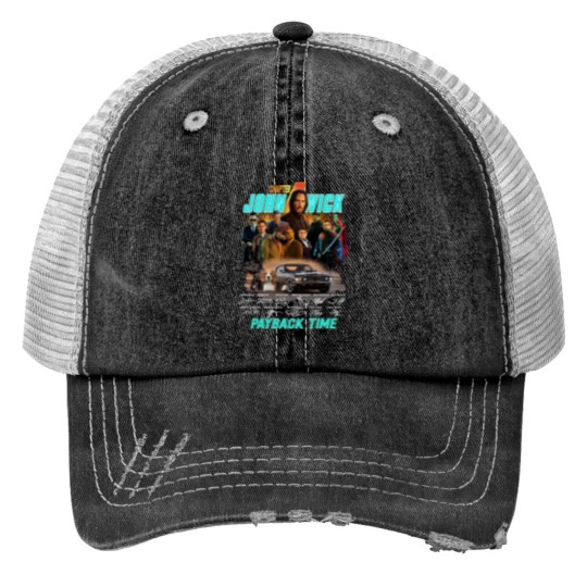 Discover John Wick 4 Print Trucker Hats Tribute