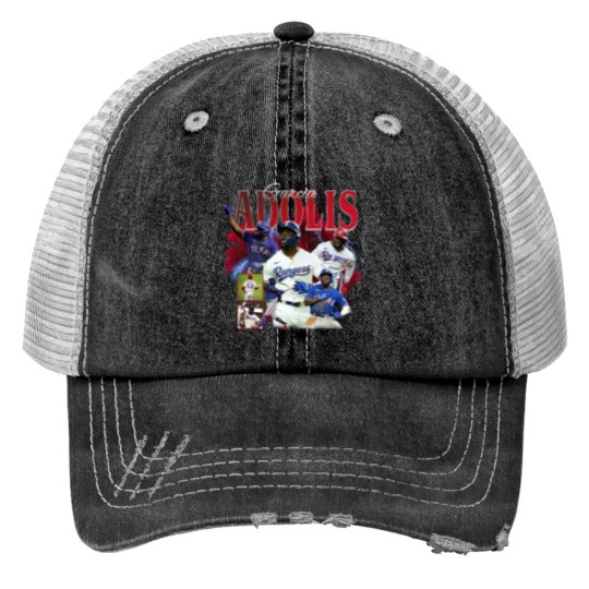 Discover Adolis Garcia Texas Baseball Print Trucker Hats, Baseball Print Trucker Hats Christmas Gift Unisex