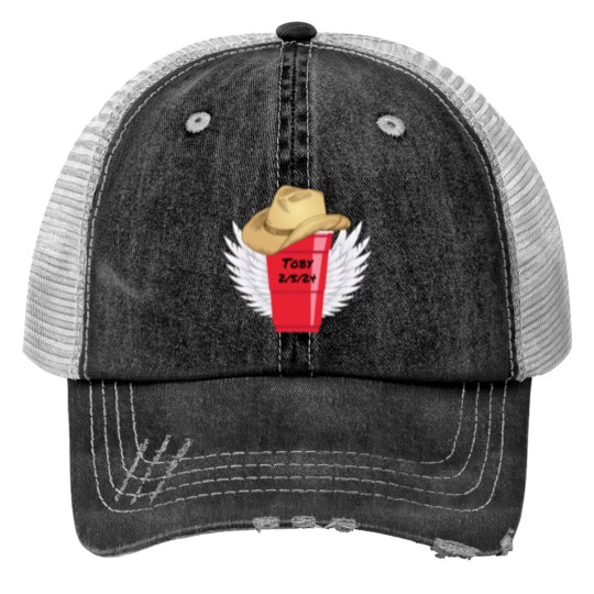 Discover Toby Keith In Memory, Red Solo Cup Wings,  Print Trucker Hats, 90's Country Fans