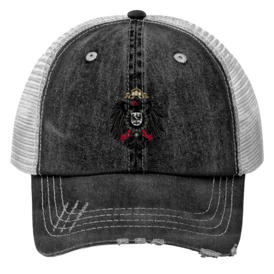 Discover Imperial Eagle of the German Empire Print Trucker Hats