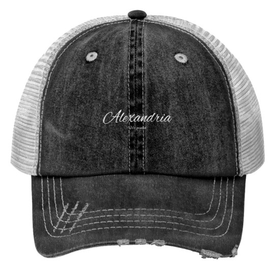 Discover Virginia Alexandria US DESIGN EDITION Print Trucker Hats