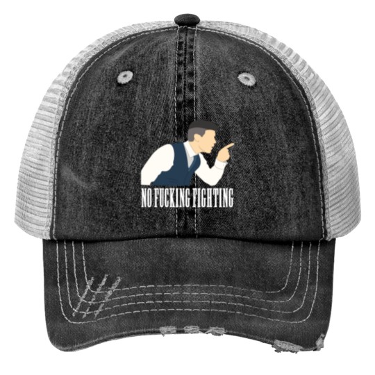 Discover No ing fighting! Tommy Shelby cartoon Print Trucker Hats