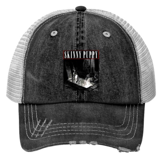 Discover Skinny Puppy Print Trucker Hats