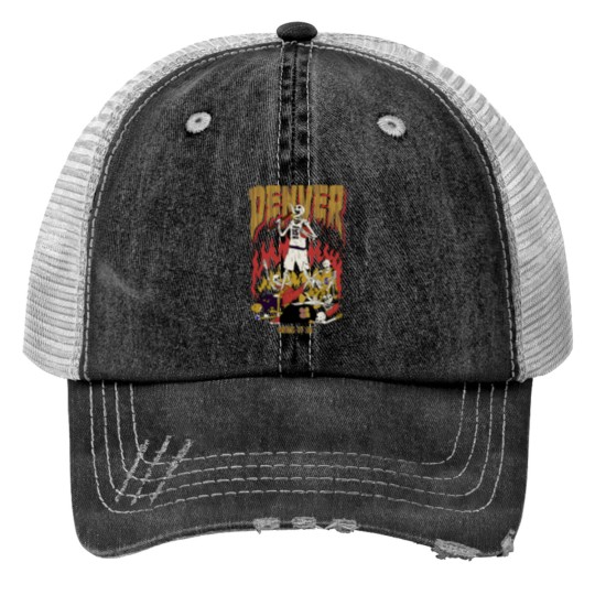 Discover Denver basketball Jokic Print Trucker Hats