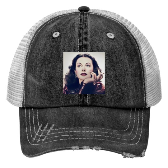 Discover Hedy Lamarr fanart - Hedy Lamarr - Print Trucker Hats