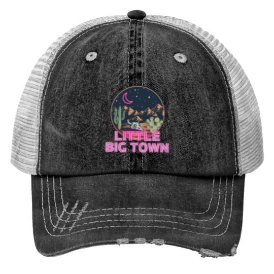 Discover Little Big Town Print Trucker Hats - Country Music Print Trucker Hats