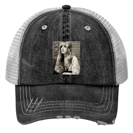 Discover Stevie Nicks Musical Icon Essential Print Trucker Hats