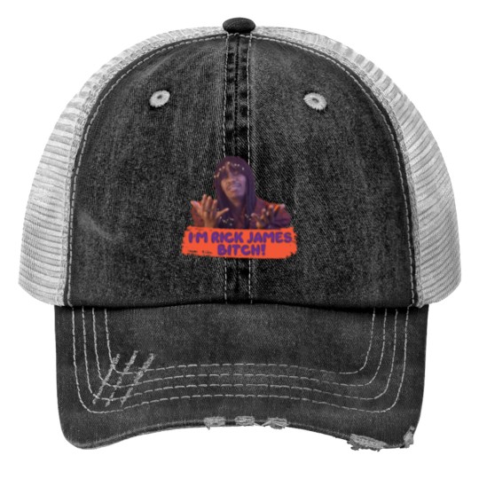 Discover Rick James (Dave Chappelle) Print Trucker Hats