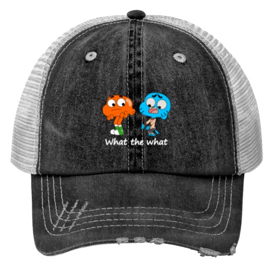 Discover The amazing world of Gumball Print Trucker Hats