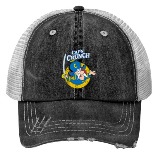 Discover Vintage Crunch Cereal Print Trucker Hats Print Trucker Hats