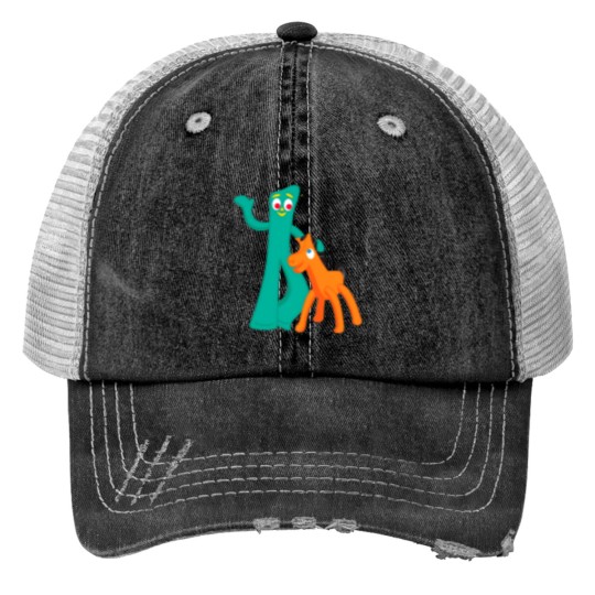 Discover Gumby Pokey Print Trucker Hats Gift