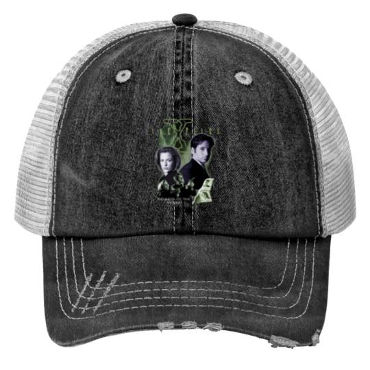 Discover Vintage Style The X Files Print Trucker Hats, 90's Movie, Unisex Print Trucker Hats