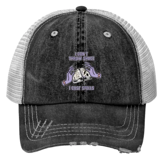 Discover WITCHCRAFT Print Trucker Hats