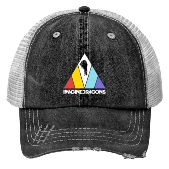 Discover Imagine Dragons Vintage Evolve Print Trucker Hat
