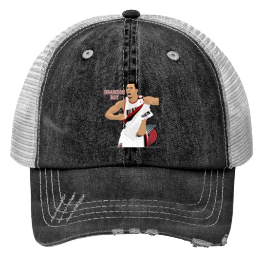 Discover B ROY Portland Blazers Print Trucker Hats