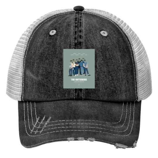 Discover The Outsiders Print Trucker Hats