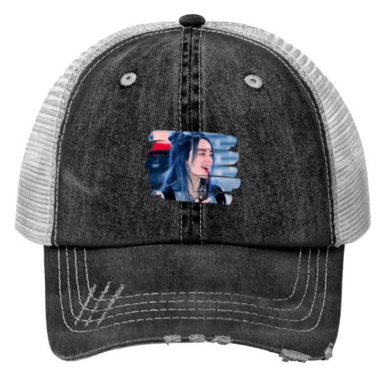 Discover Billie Eilish Hit Me Hard and Soft World Tour 2024 Print Trucker Hats