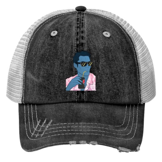 Discover Summertime Thrawn Print Trucker Hats
