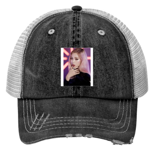 Discover Itzy Ryujin Happy Fisherman Print Trucker Hats