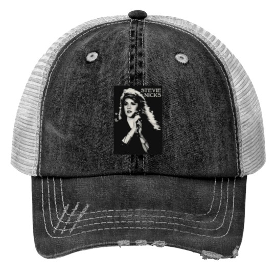 Discover Stevie Silhouette - Stevie Nicks Classic Print Trucker Hats