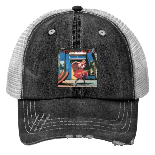 Discover Cyndi Lauper Shes So Unusual Print Trucker Hats